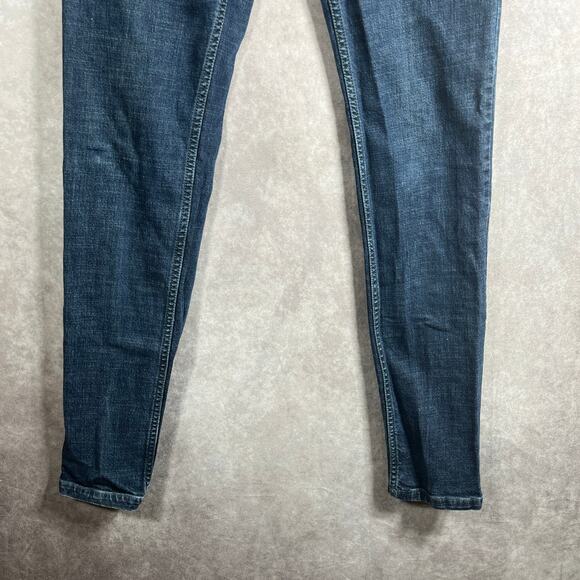 Prana Jeans Mens Size 32X32 Blue Dark Wash Denim Skinny Slim Fit Stretch Casual - Picture 3 of 10